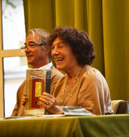 Remise du "Prix oedipe des Libraires 2018" à Liliane Zylbersztejn