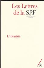 Les lettres de la Société de Psychanalyse Freudienne (11/2013 : L'identité)