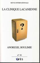 La clinique lacanienne (3/2011 : Anorexie, boulimie)
