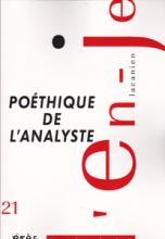 en-je (1/2014 : Poéthique de l'analyste)