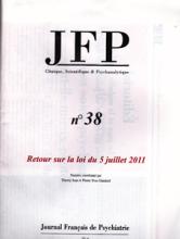 Journal Français de Psychiatrie (3/0 : Retour sur la loi du 5 juillet 2011)