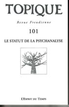 Topique (4/2008 : Le statut de la psychanalyse)