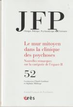 Le mur mitoyen dans la clinique des psychoses. Nouvelles remarques sur la catégorie de l'espace II