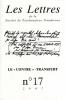Les lettres de la Société de Psychanalyse Freudienne (6/2007 : Le "contre"-transfert)
